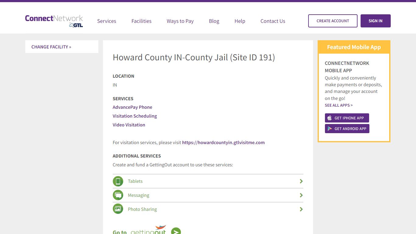 Howard County IN-County Jail | ConnectNetwork